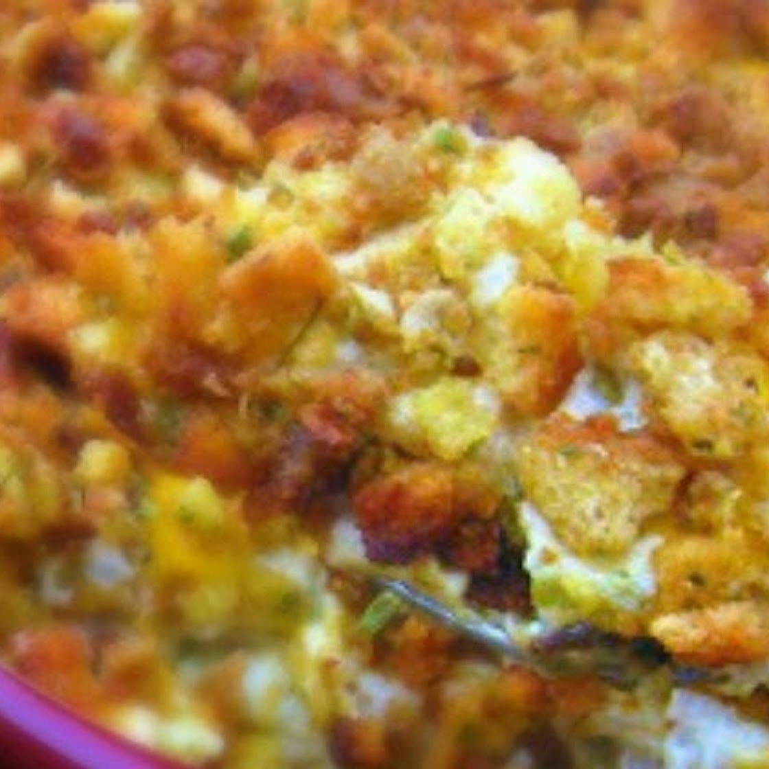 Chicken Terrific {This is not your typical casserole...the ingre