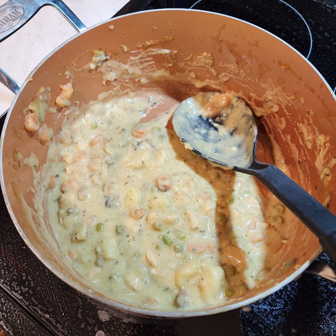 One Pot Gnocchi Chicken Pot Pie