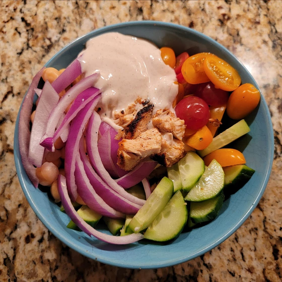Healthy Chicken Shawarma Bowls