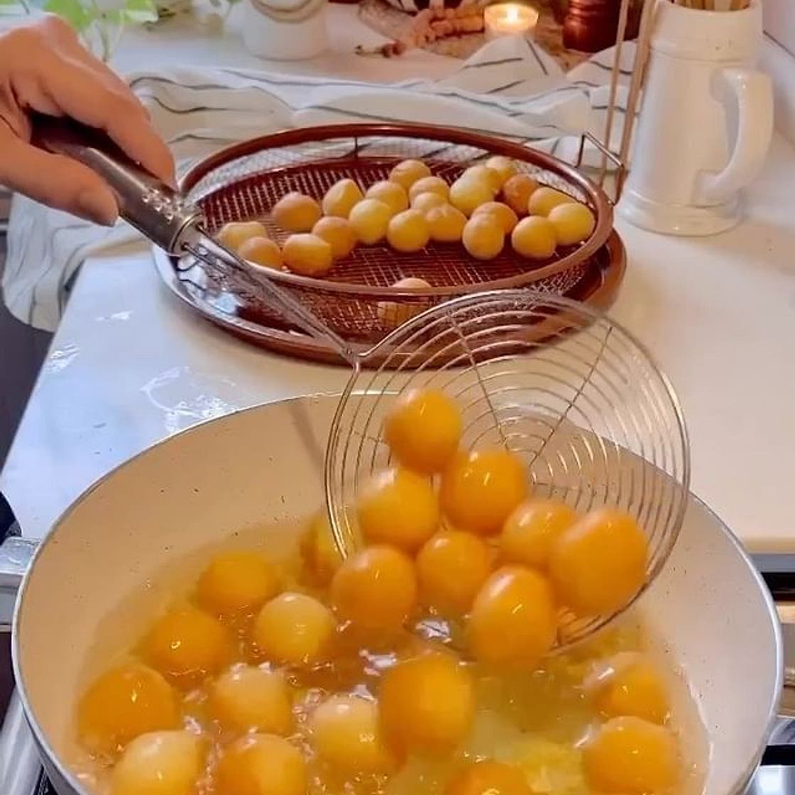 🌙انجح وصفة للقيمات لذيذة ومقرمشة المقادير/ لكل كوبين دقيق ملعقة 