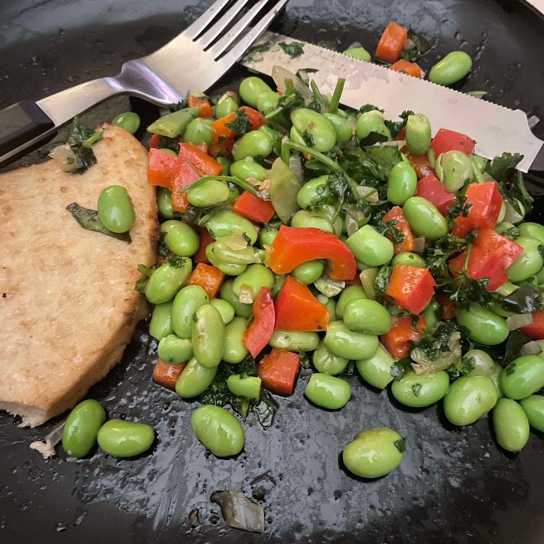 Edamame Pfanne