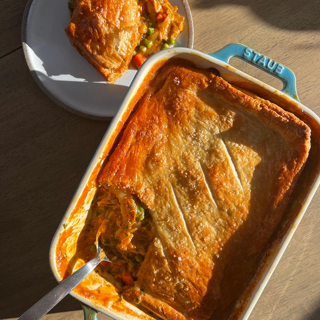 Chicken Paprikash Pot Pie