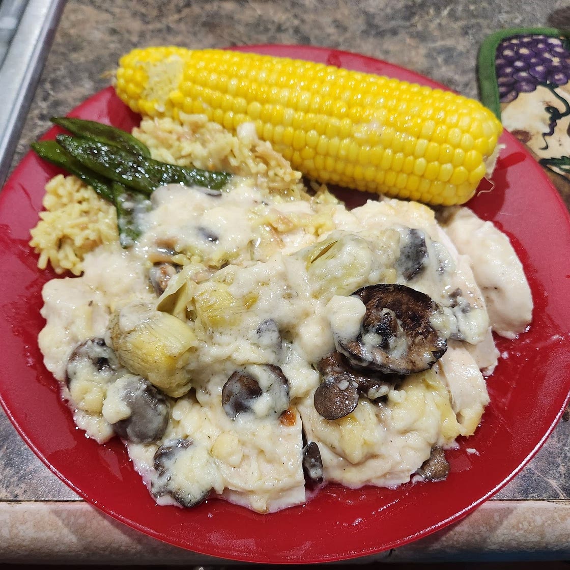 Artichoke Chicken Casserole