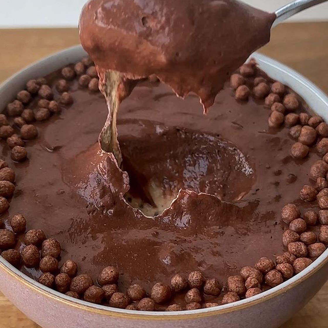Blended Choc Overnight Oats
