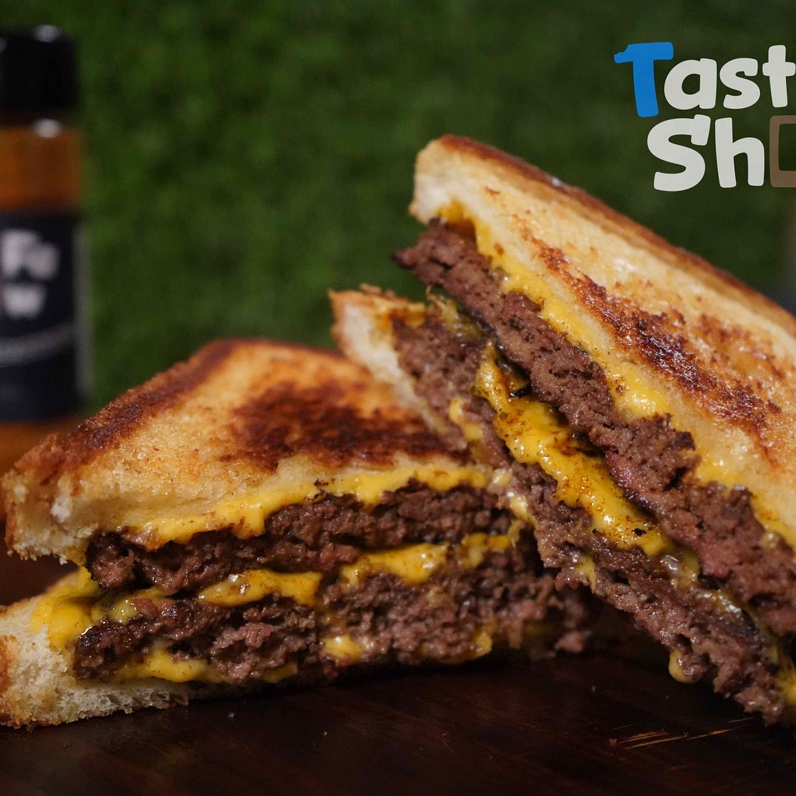 Homemade Grilled Cheese Burger Recipe