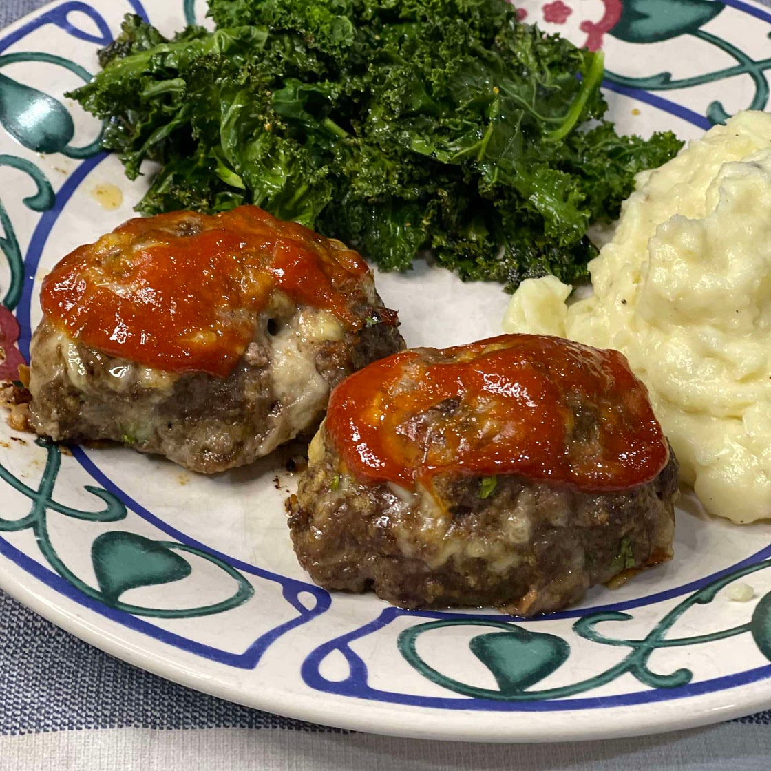 Sheetpan mini meat loaves 
