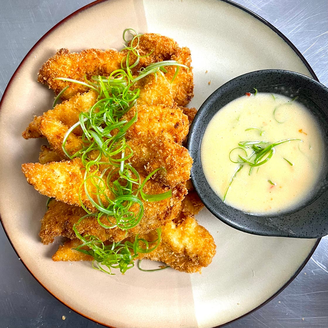 Lemongrass Chicken Tenders w/ Nuoc Cham Mayo