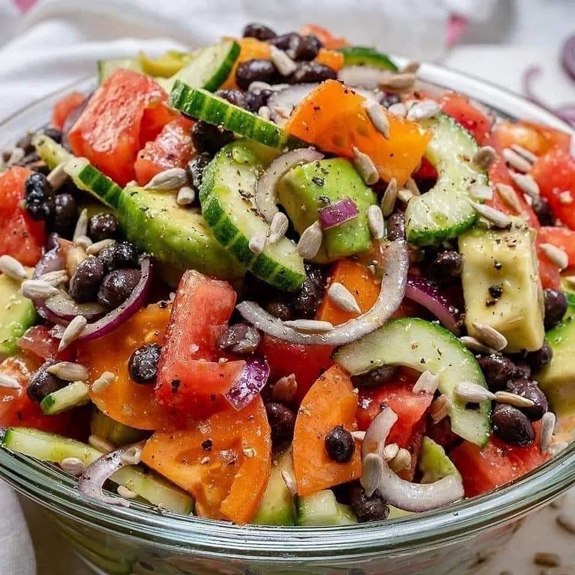 Avocado and Black bean Salad