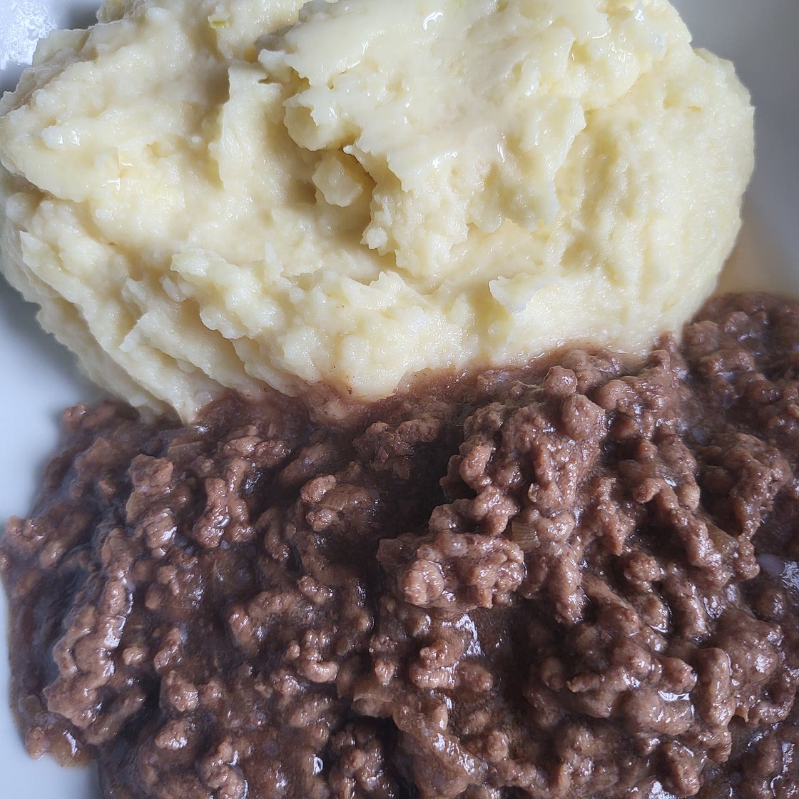 Deconstructed cottage pie