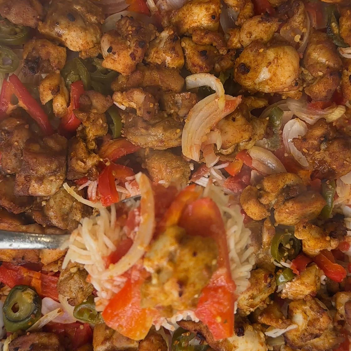 Your new favorite midweek meal CHICKEN BURRITO TRAY BAKE