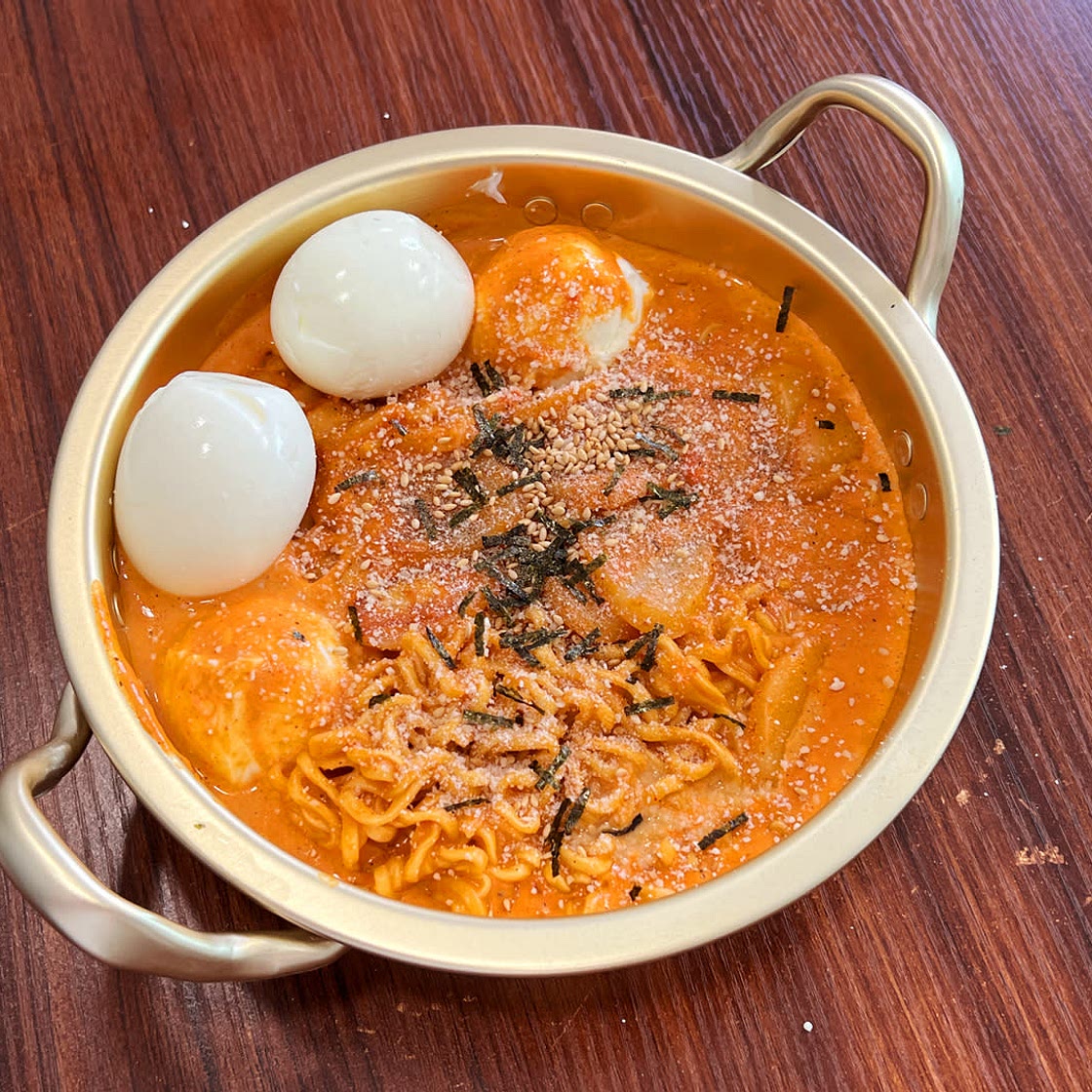 불닭 크림 라볶이