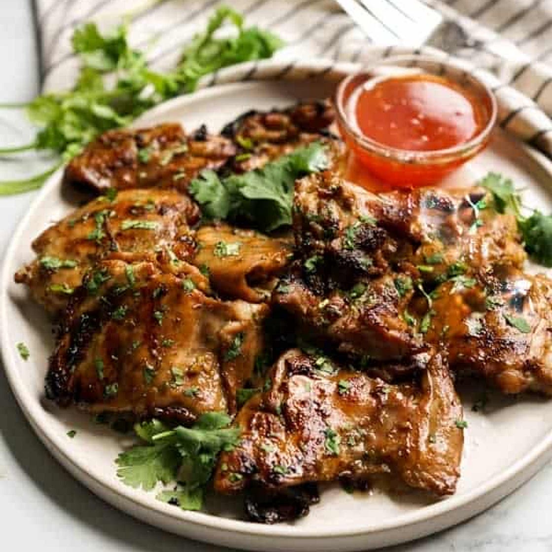 Thai Grilled Chicken Thighs