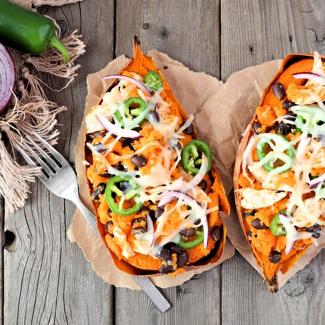 Batata al Horno con Pollo