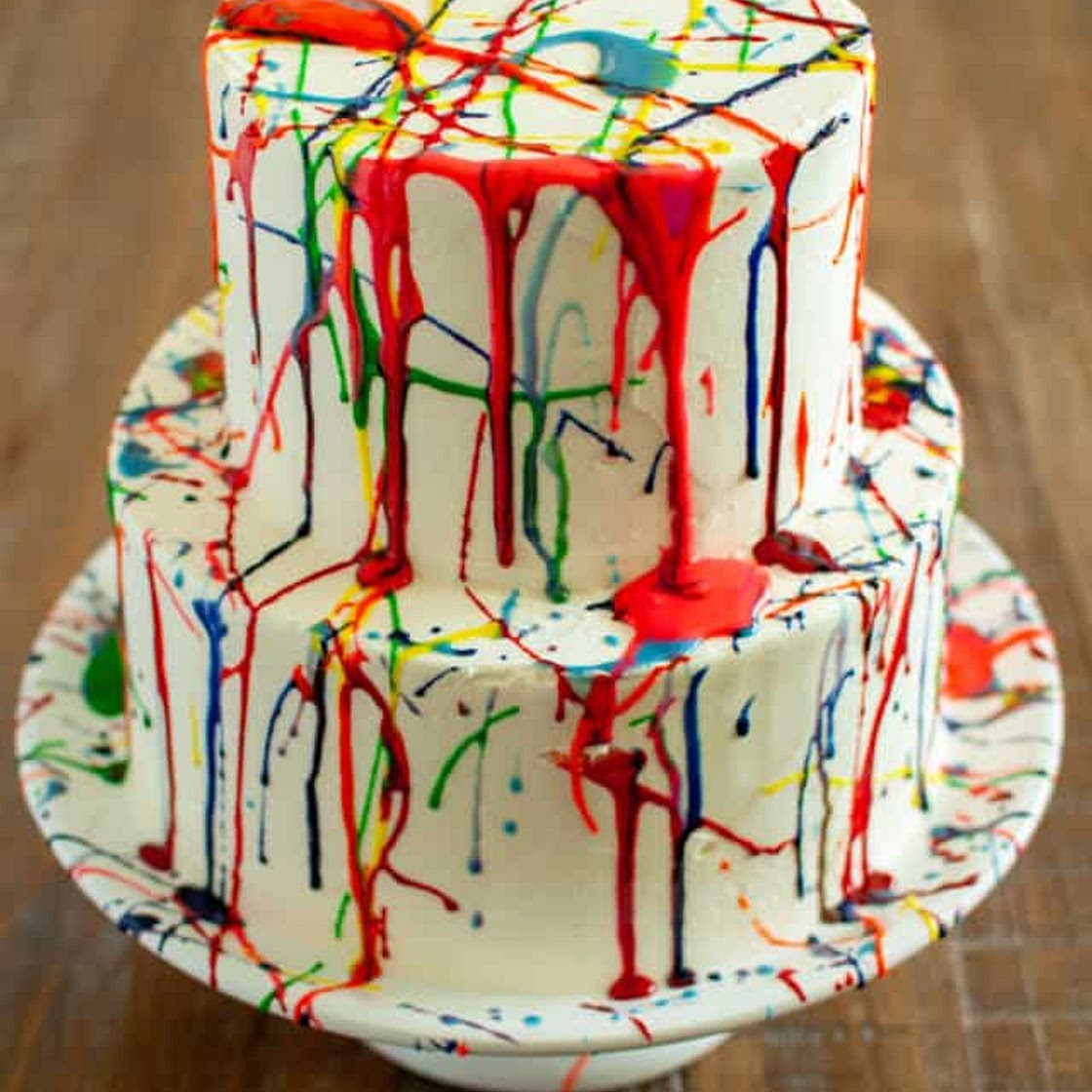 Splatter Paint Frosting