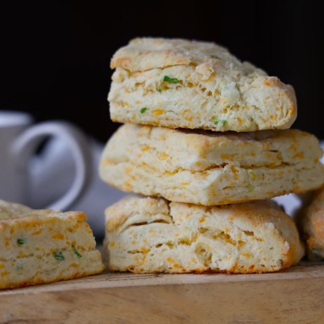 Cheddar Scallion Biscuits