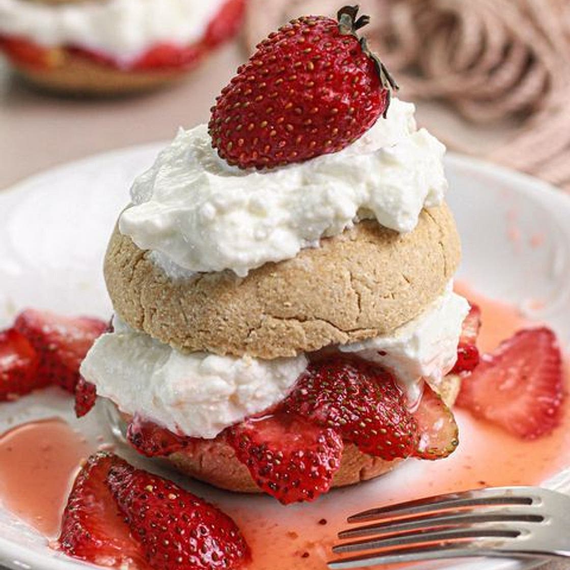Healthier Strawberry Shortcake