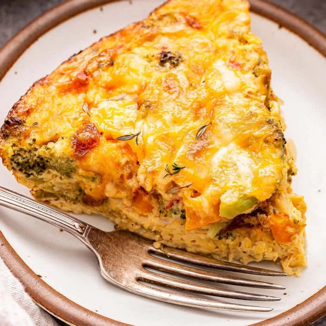 Crustless Vegetable Quiche