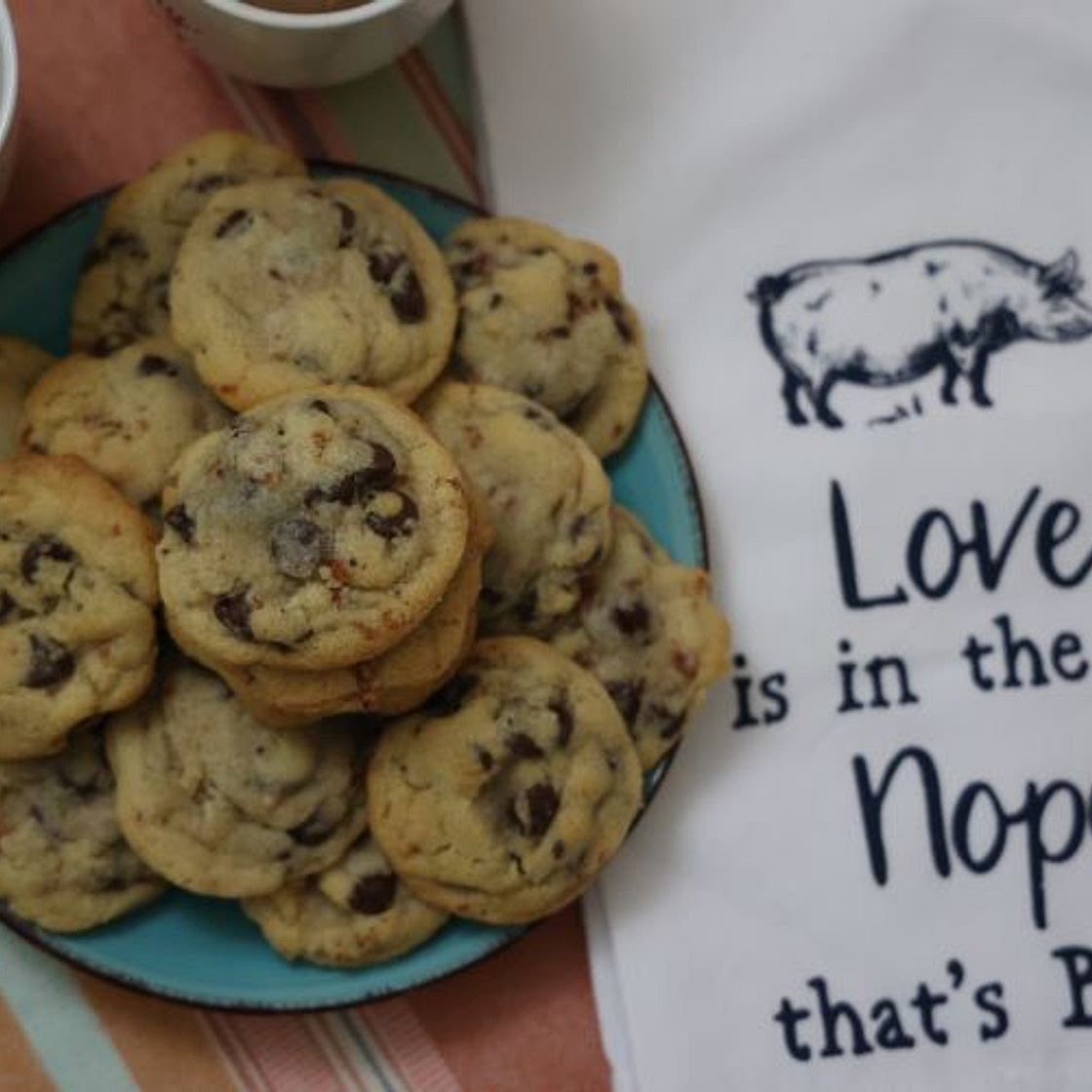 Chocolate Chip Bacon Fat Cookies