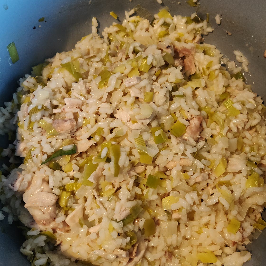 Lemon chicken risotto