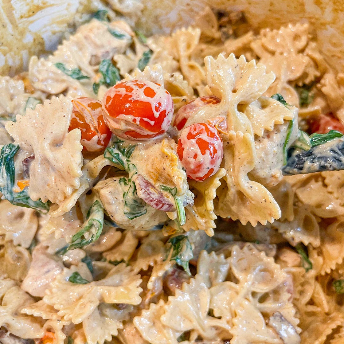BLT pasta with chicken 