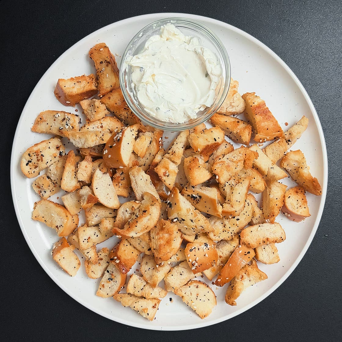 Air Fryer Bagel Bites