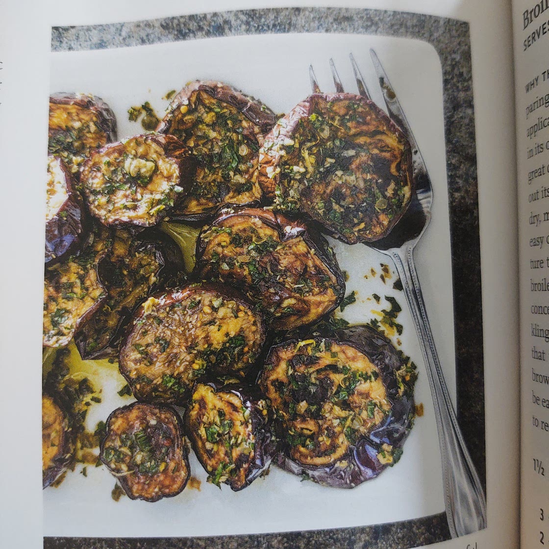 p302 Marinated Eggplant with Capers and Mint