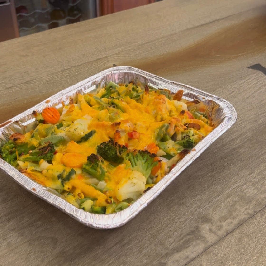 Chicken Pasta Vegetable Bake