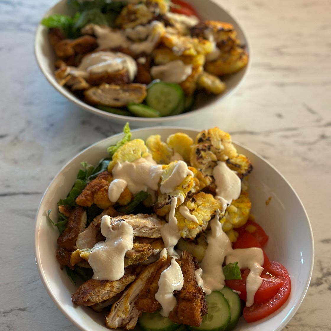 This Low-Carb Chicken Donair Plate is Simply Spiced Yet Flavor-Packed (and Anti-Inflammatory, Too!)