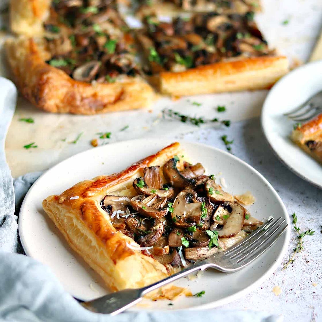Gruyère Mushroom Pastry