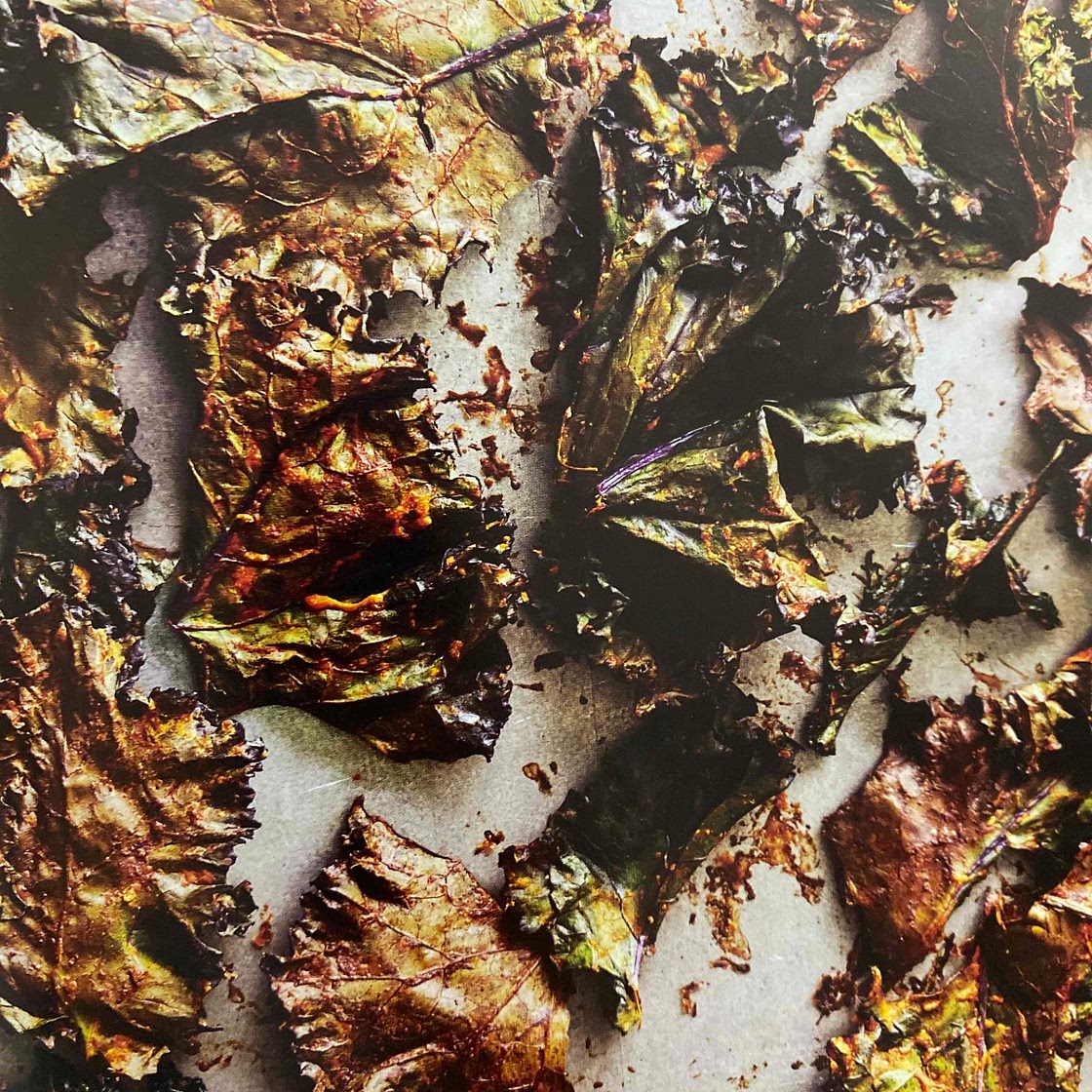 Cheesy Kale Crisps