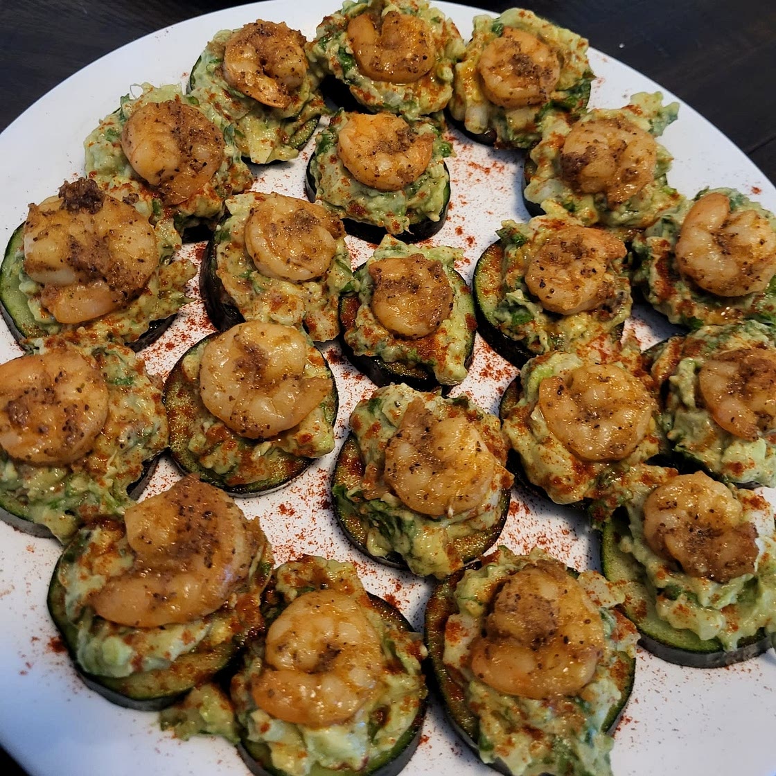 Shrimp Cucumber Bites
