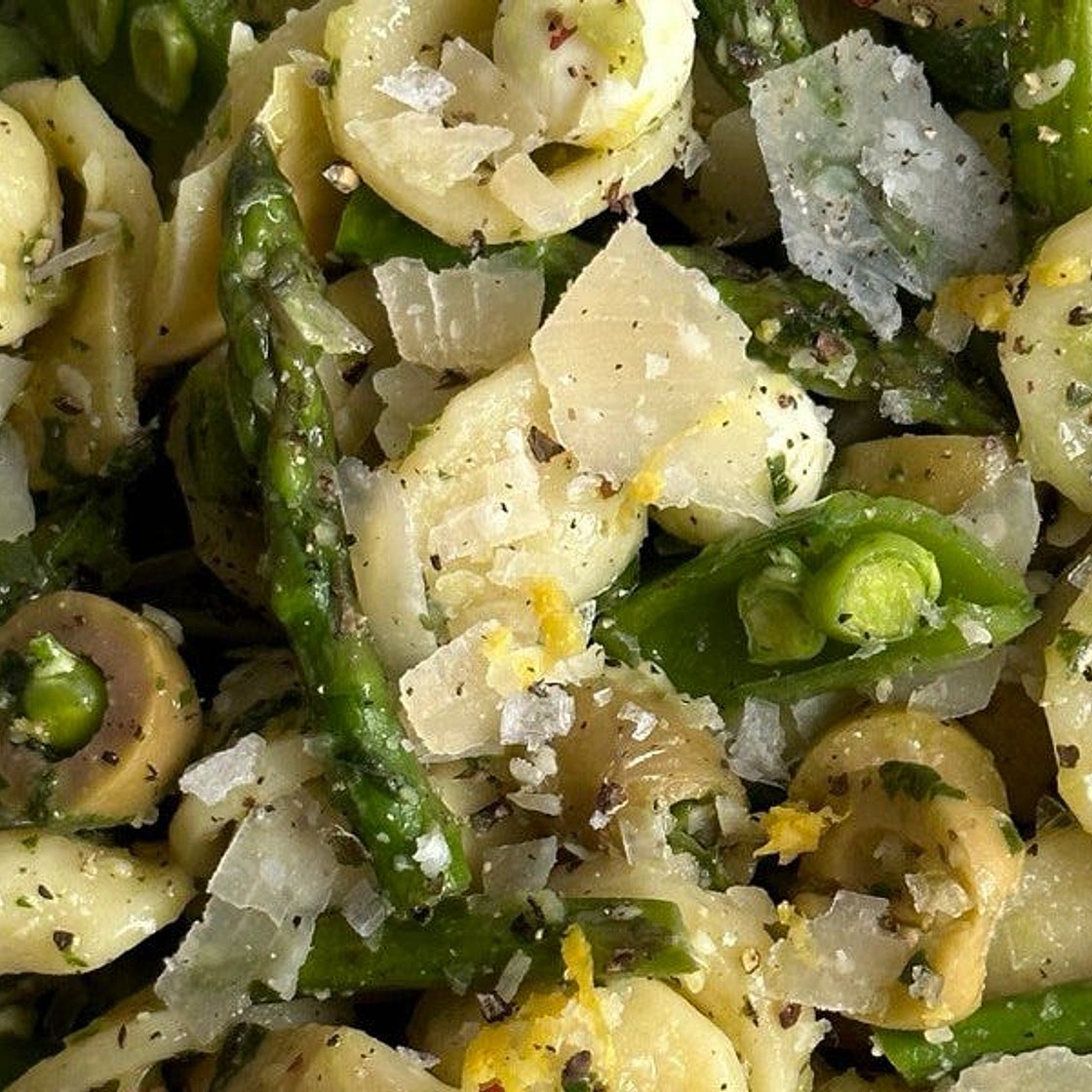 pasta salad is in the air
