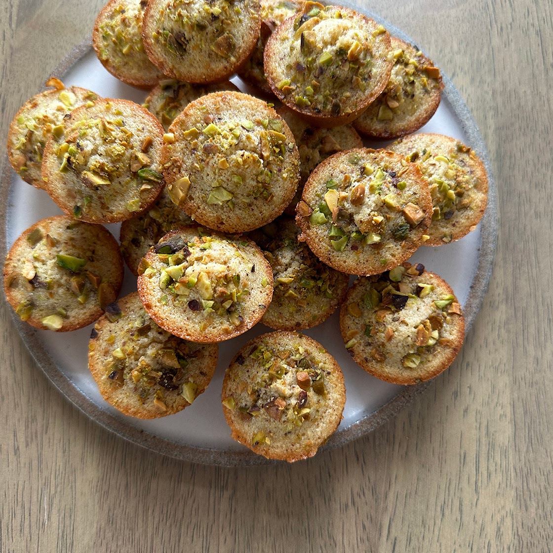 Citrus Pistachio Financier
