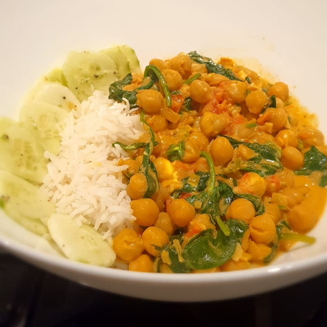 Chickpea Spinach Curry