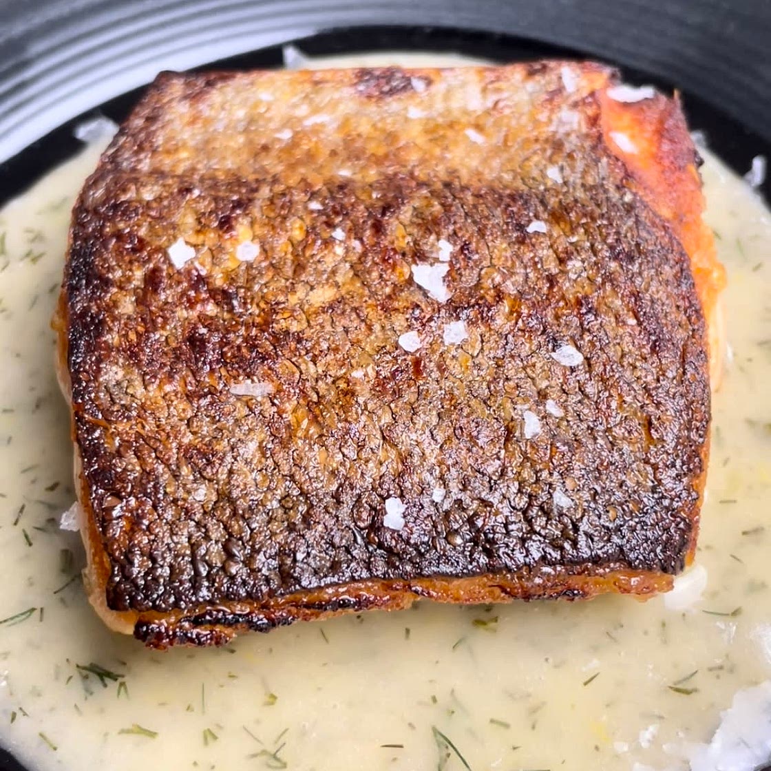 Seared Salmon with Dill Beurre Blanc
