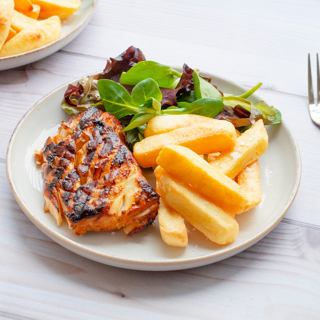 Grilled Caramelised Cod with Smoked Paprika, Garlic & Balsamic Vinegar