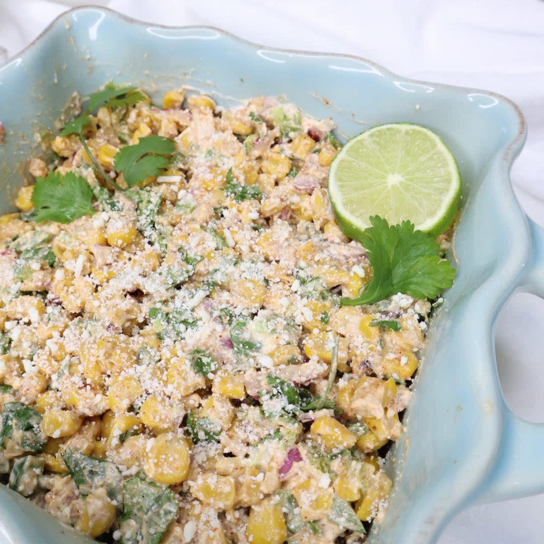 Healthy Mexican Street Corn Salad