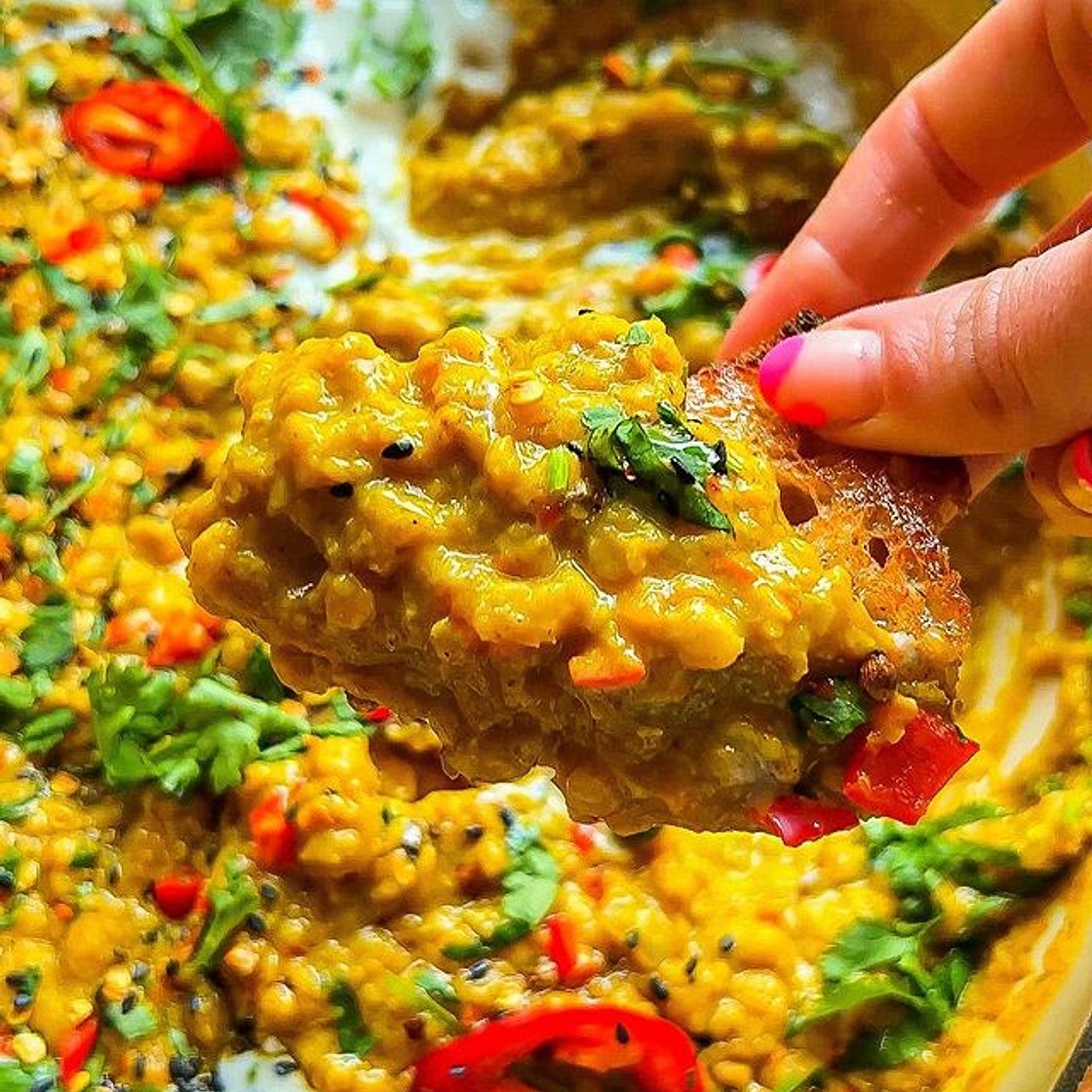 DAL DE COCO À LA POÊLE