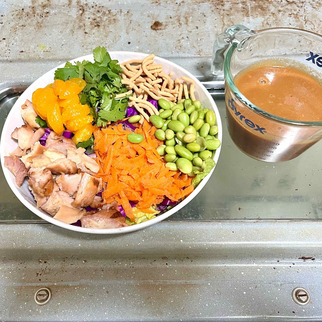 Lightened Up Asian Chicken Salad
