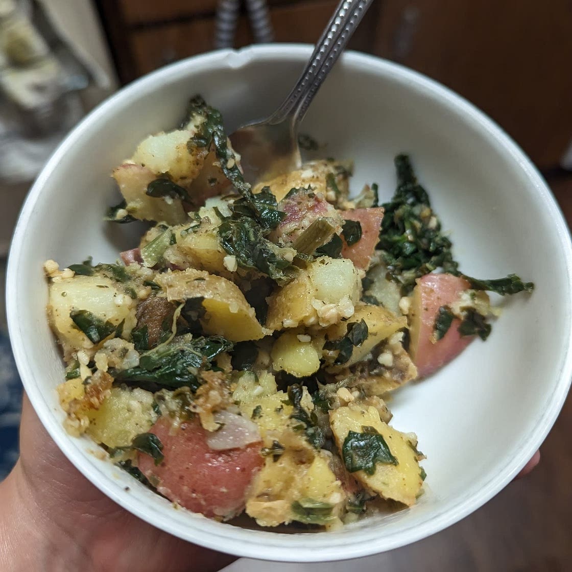 Potato & Spinach Mfarrakeh