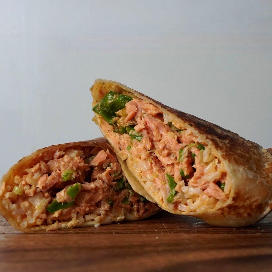 Salmon Burrito