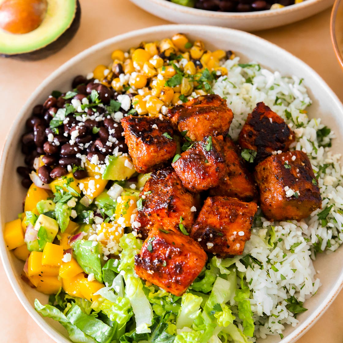 Chipotle Salmon Bowls