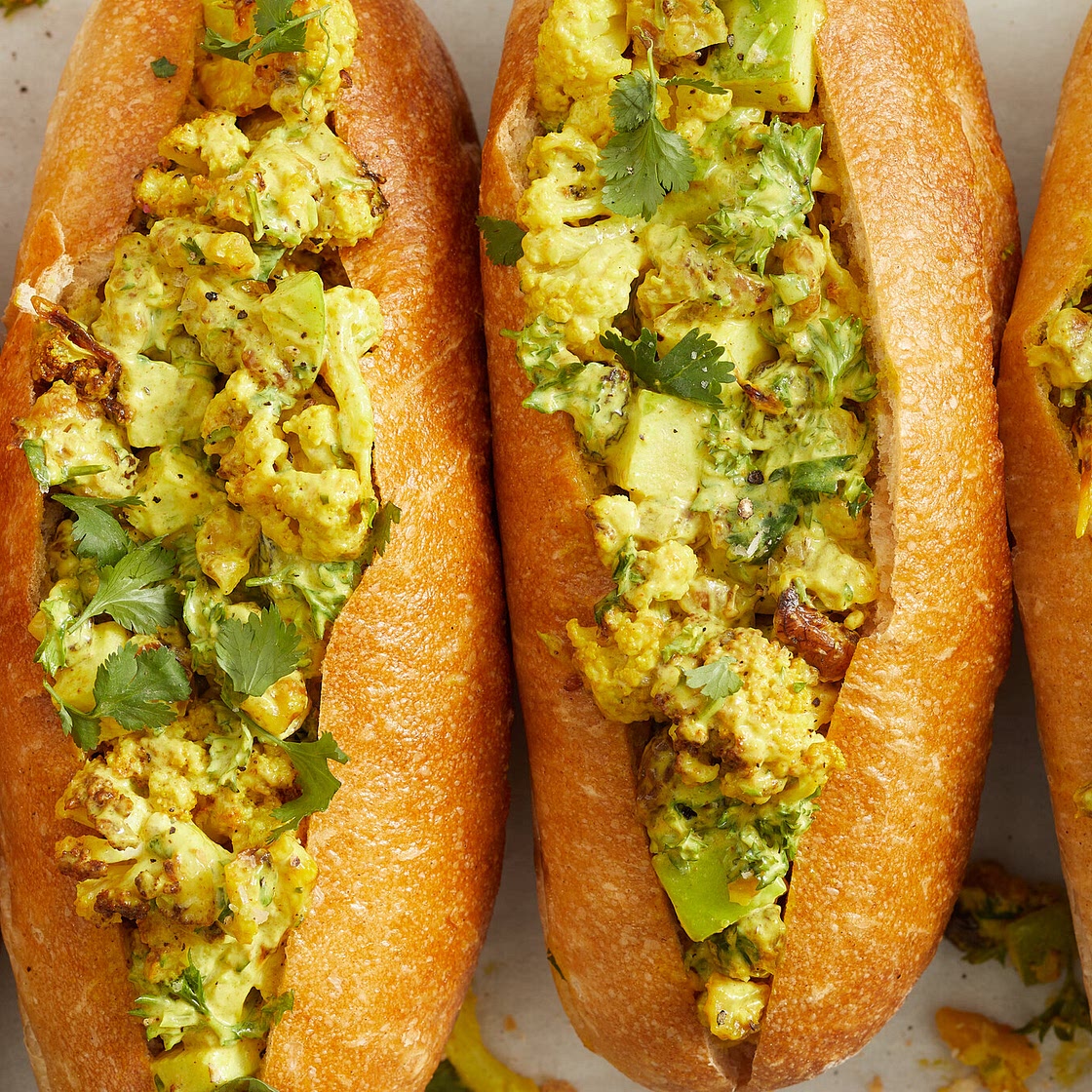 Cauliflower Salad Sandwiches