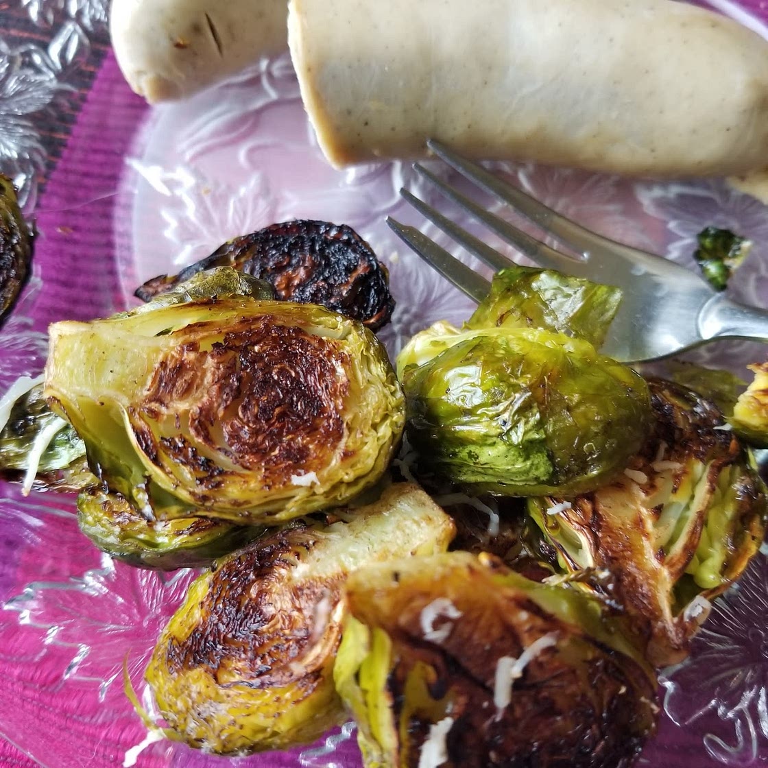 Balsamic Sea Salt Roasted Brussel Sprouts
