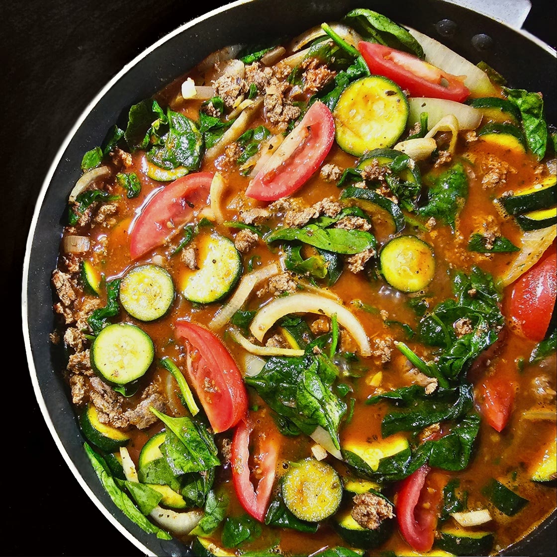 Easy Turkey & Zucchini Skillet