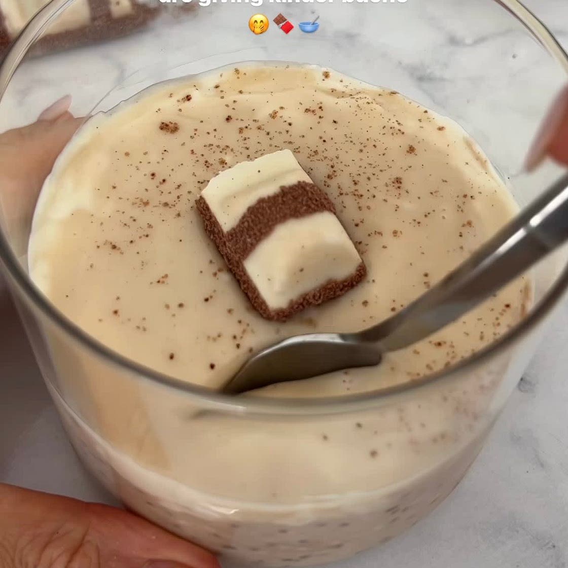Kinder Bueno Overnight Oats