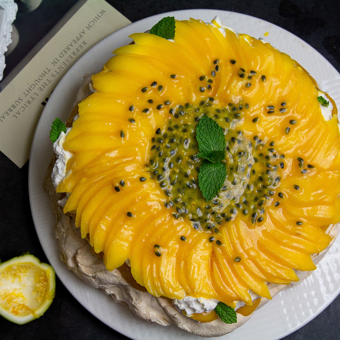Mango & Passion Fruit Pavlova