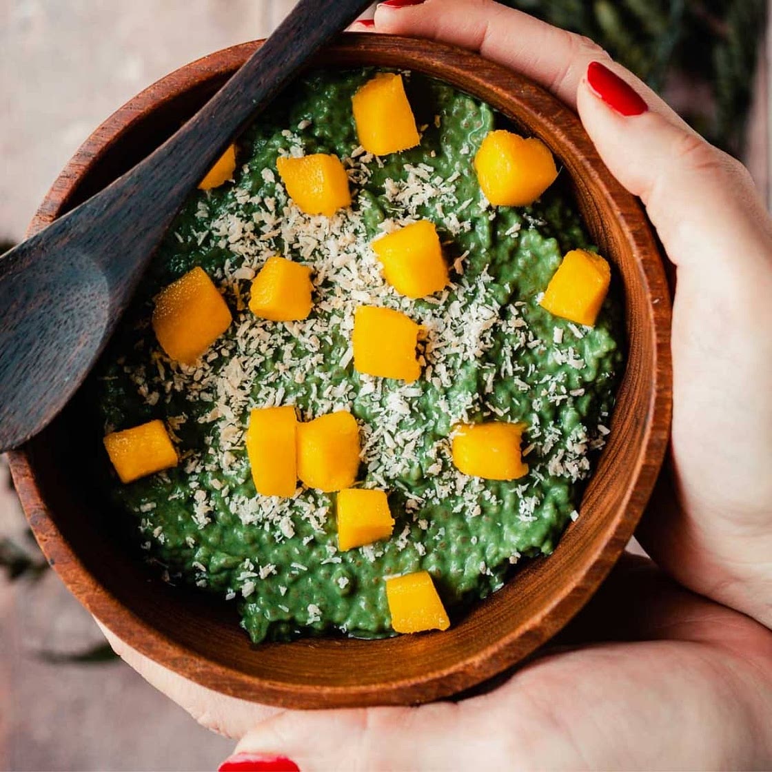 Tropical Green Chia Pudding Recipe