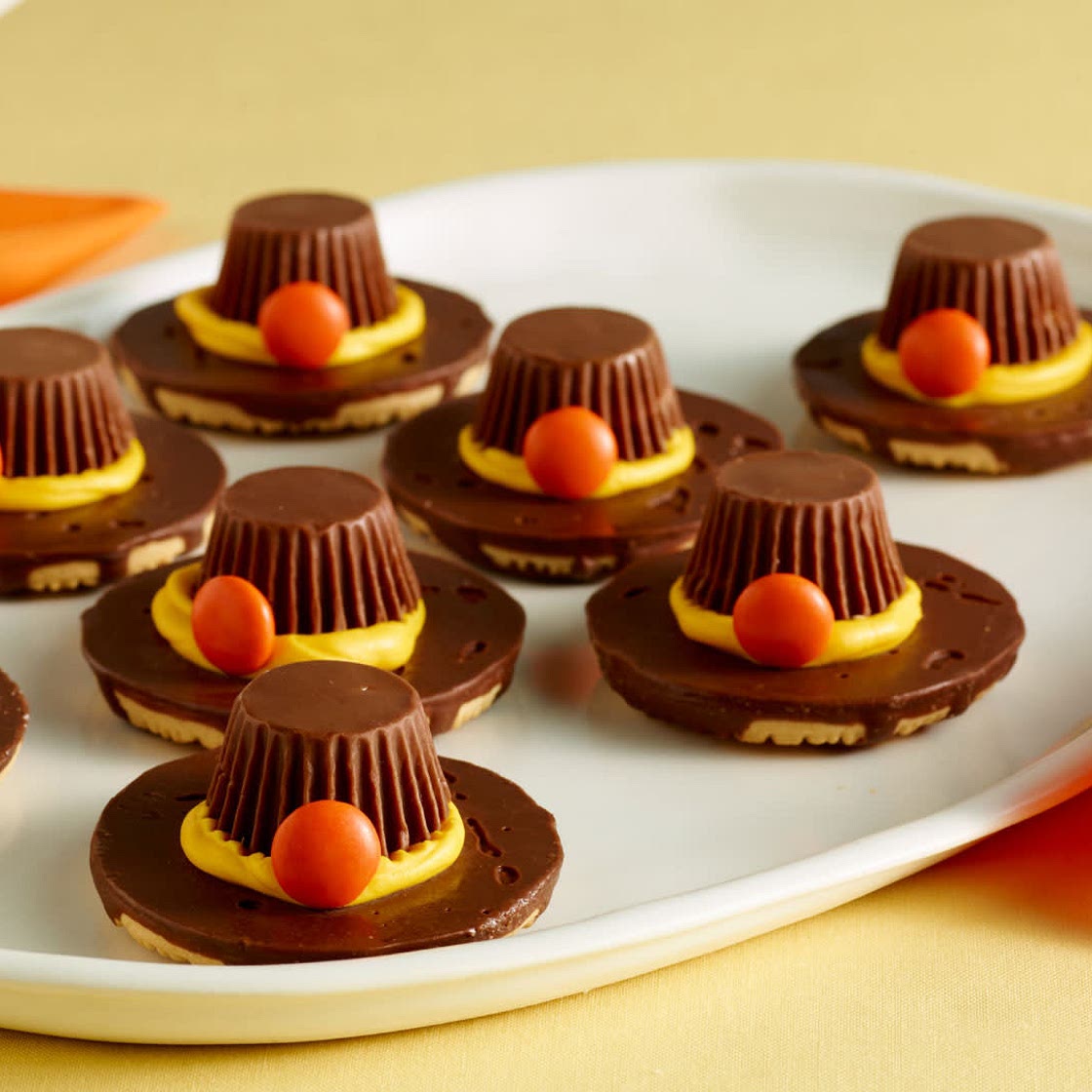 Pilgrim Hat Cookies