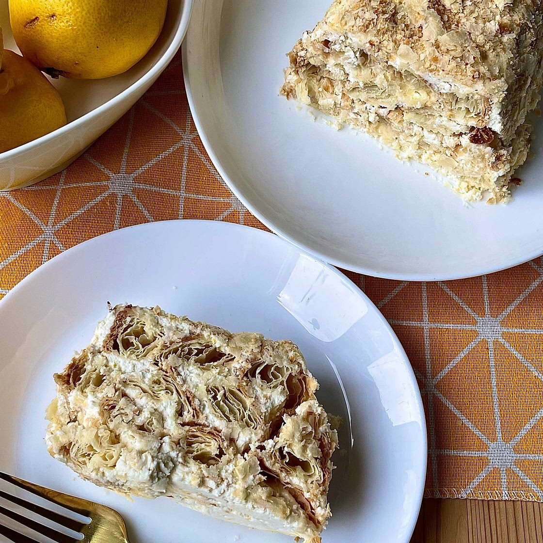Lemon Cream Layer Cake